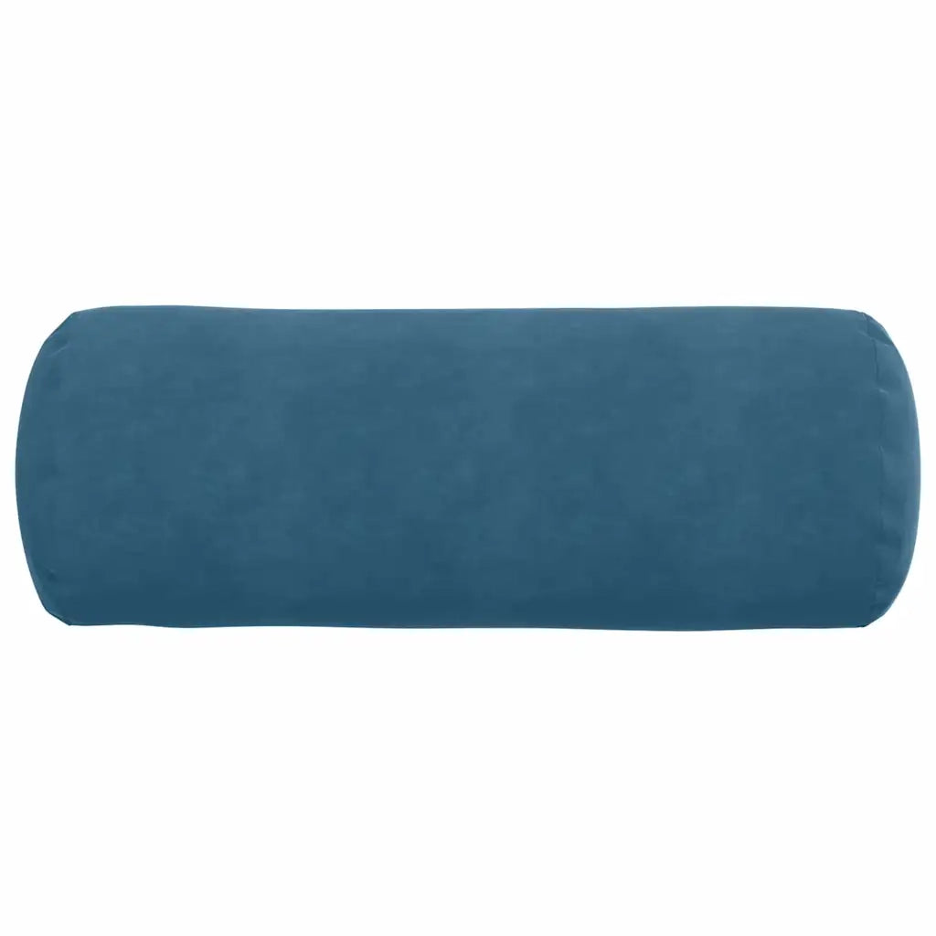Cuscini a rullo 2 pcs Blu Ø 25 x 70 cm Tessuto in Cords