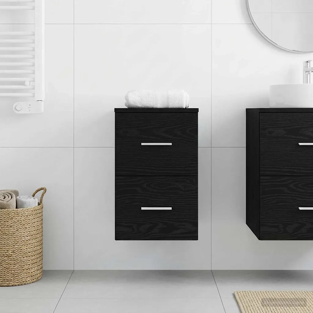Armadio Bagno In-between Rovere Nero 30 x 41 x 50 cm 890367