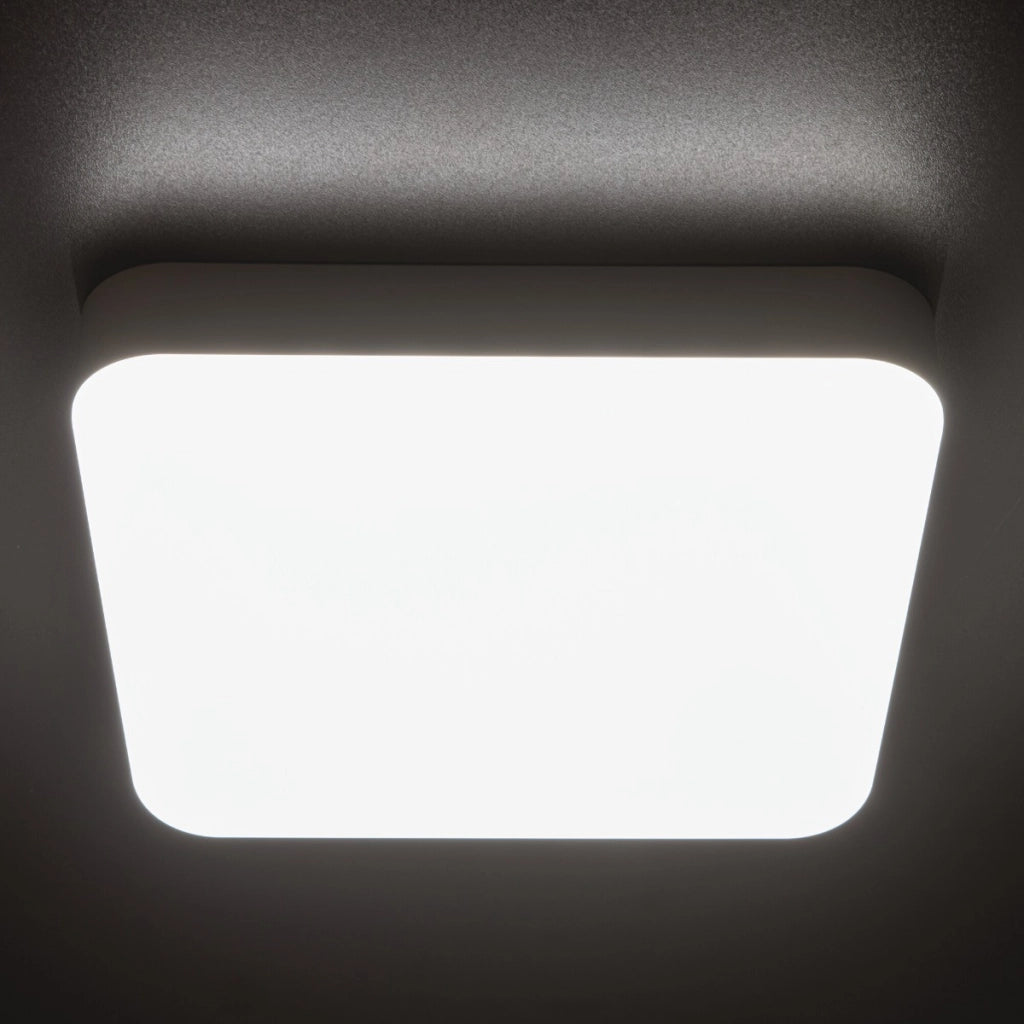 Plafoniera LED quadrata 20cm 19W 4000K IP65 Kanlux bianca