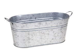 Set 2 Cesti Contenitori in Ferro con Manici 36 cm