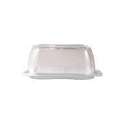 Snips 00863 Burriera Portaburro 0.5 L con Coperchio Trasparente Spalma Burro 2 Chiusure Sicurezza BPA Free colore Bianco