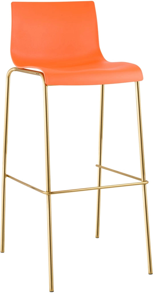 Sgabello da bar Hoover in plastica 4 piedi oro 5