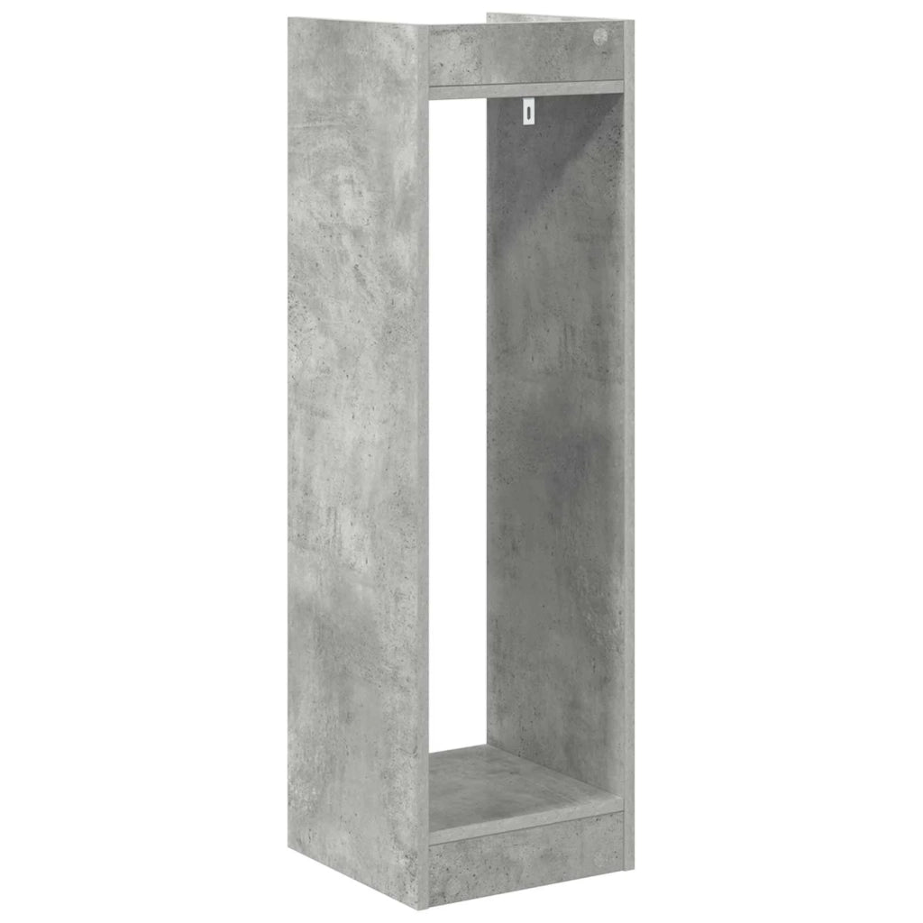Supporto per piante Grigio Cemento 30 x 30 x 100 cm 899568