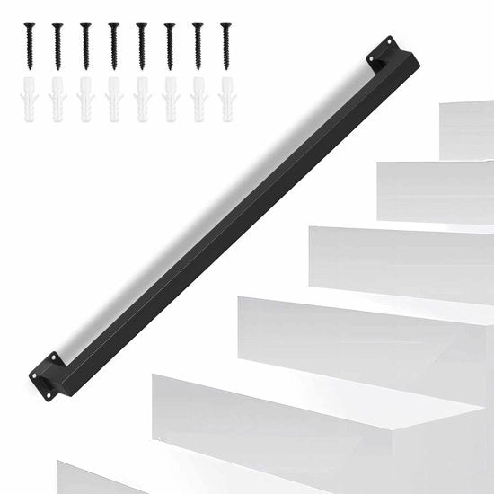 Balaustra per scala Balaustra 80 cm Balaustra per scala Interno Esterno Nero