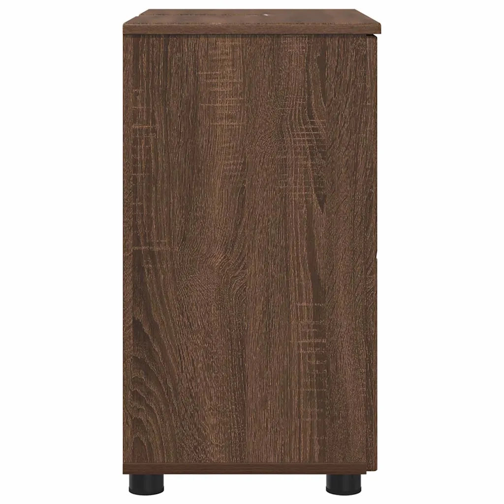 Mobile da Bagno con porta Rovere Marrone 61 x 35 x 64 cm