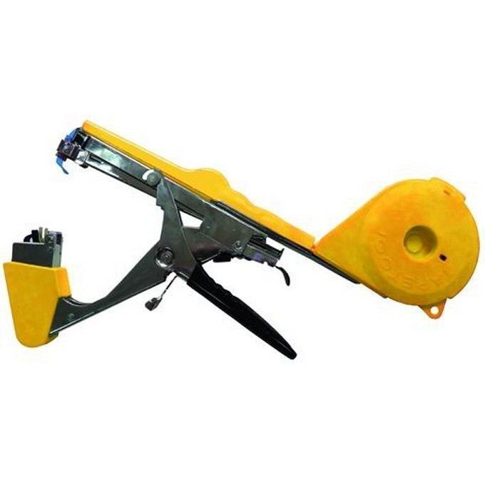 Vigor 6960010 Wine Pinza Legatrice a Nastro acciaio A3 nichelato contenitore ABS con accessori colore Giallo