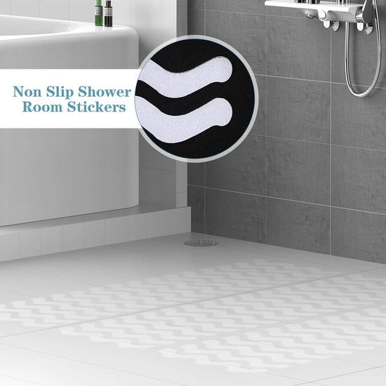 36 Strisce Antiscivolo per Bagno e Doccia - Strisce Antiscivolo per Bagno - Strisce Antiscivolo per Doccia per Scale e Scalec scale