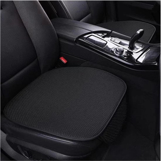 Autostoelkussen universale 2 pezzi - 50 x 53 cm - antiscivolo - ademendente/verstevigente - lato invernale - 2 pezzi.