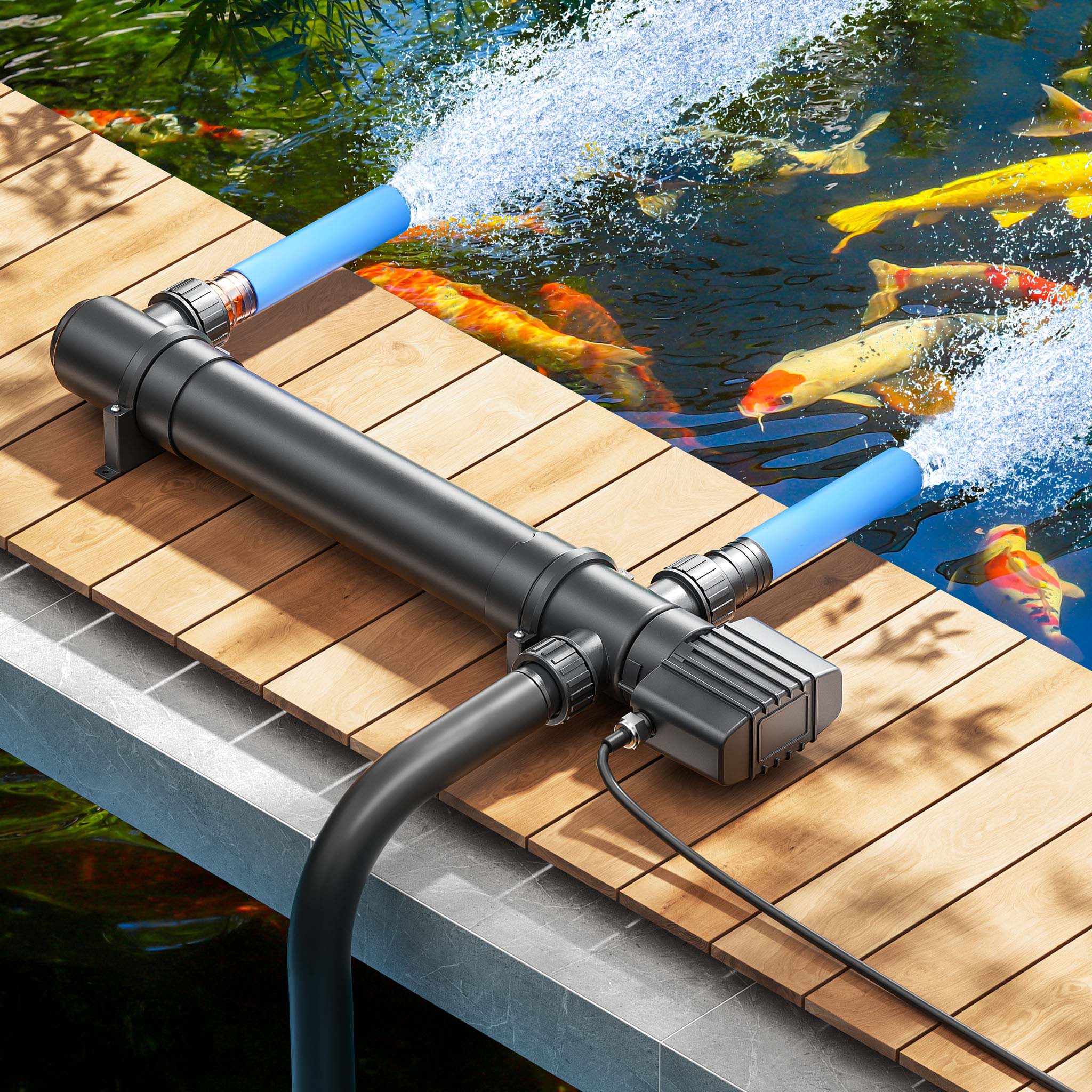 CUV-155 Chiarificatore UVC per laghetti Sterilizzatore 55W