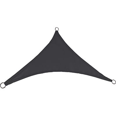 VELA OMBREGGIANTE LUXURY TRIANGOLARE STARS  POLIESTERE GRIGIO GR/MQ 180 MT 3,6X3,6X3,6