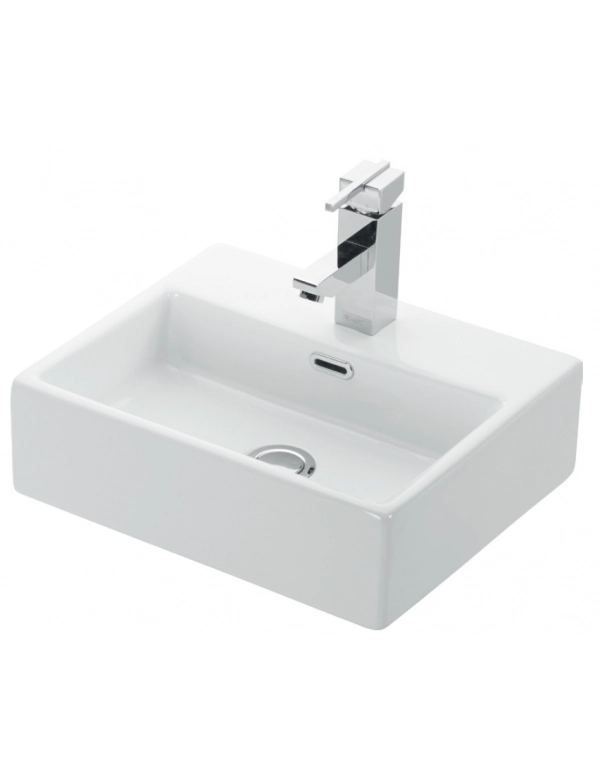 DAPHNE lavabo rettangolare sospeso 43x36x14 cm