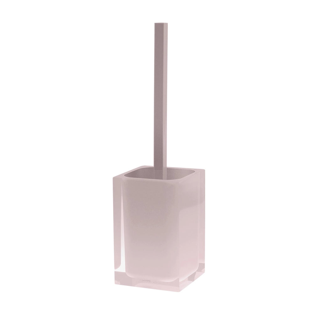 Scopino WC d'appoggio con ciuffo in setole linea Rainbow Gedy RA33 Rosa