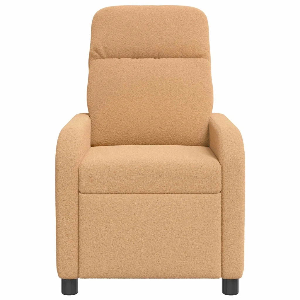 Divano Sedia-Poltrona reclinabile Beige Boucl¨¦
