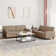 Set di Divani 2 pz Cappuccino in Similpellecod mxl 104170