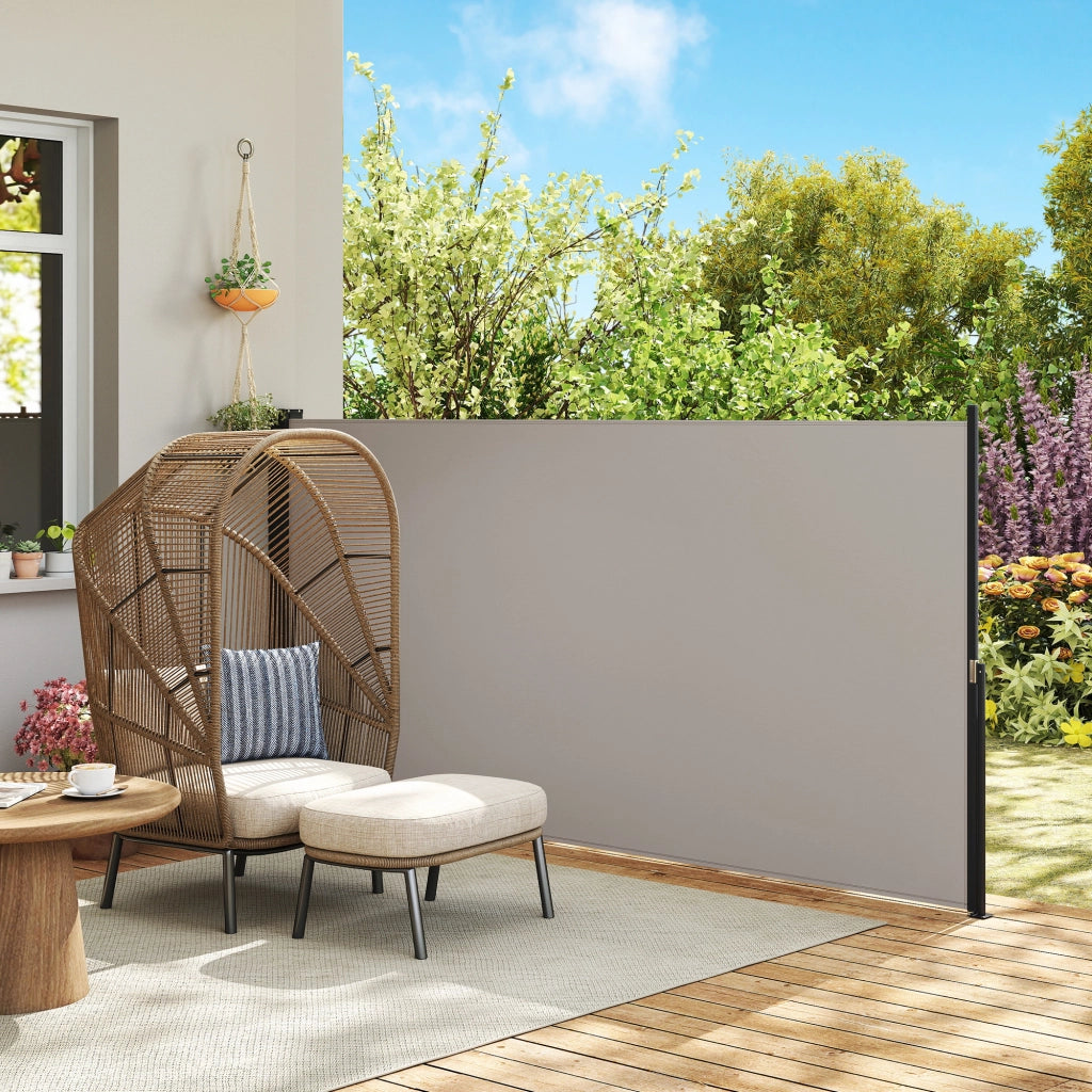 Tenda laterale retrattile ¨C zephmum ¨C Grigio chiaro