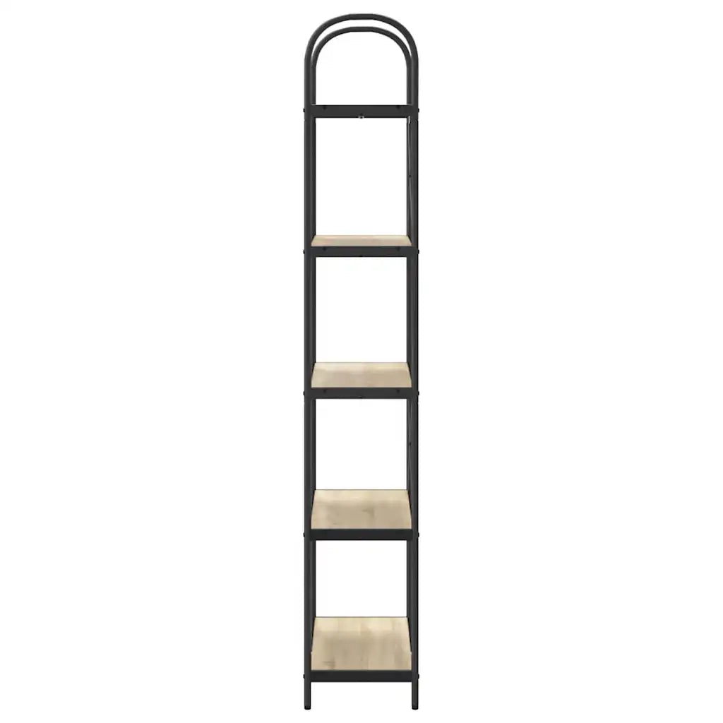 Libreria-Scaffale per Libri-Mobile di Stoccaggio Rovere Sonoma 80 x 30 x 183 cm Legno multistrato 849314