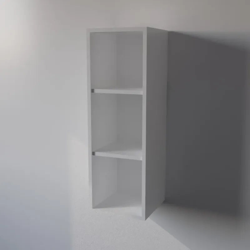 Pensile Cucina  in Legno Nobilitato Bianco Mobile Alto con 1 Anta, Pensile Componibile Moderno Made in Italy (H90XL30XP33cm)
