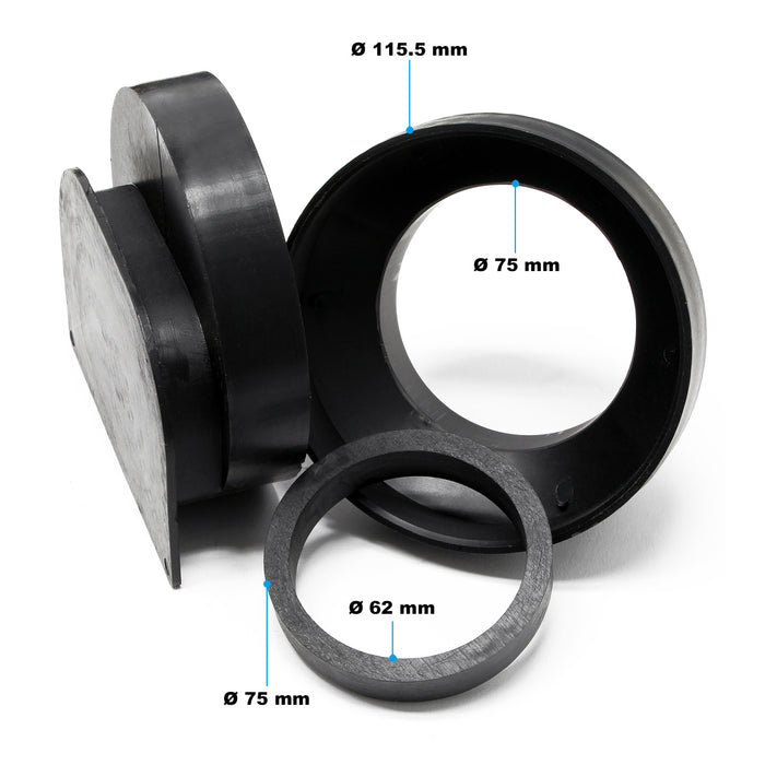 Canale di scolo 5x1m con griglia per scarico acqua 1,5t Canaletta di drenaggio