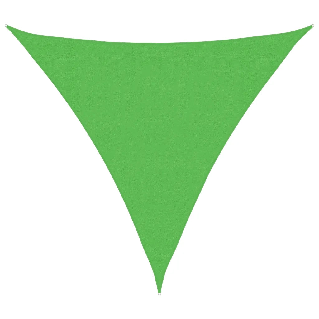 Vela Parasole 160 g/mÂ² Verde Chiaro 3,6x3,6x3,6 m in HDPE