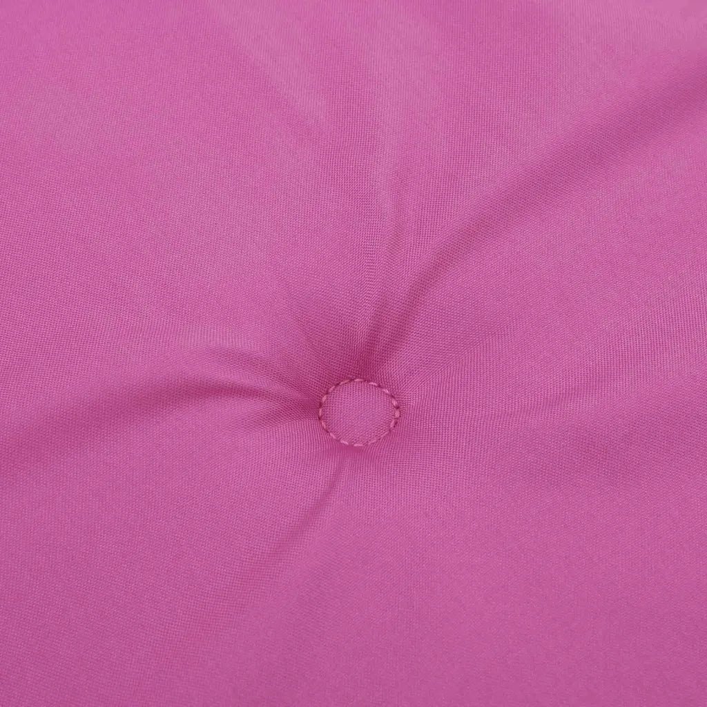 Cuscini per Sedia con Schienale Basso 6 pz | Cuscini per sedie Rosa in Tessuto