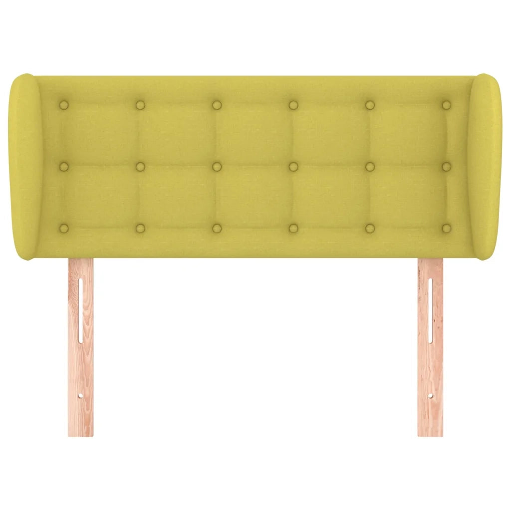 Testiera ad Orecchio Verde 83 x 23 x 78/88 cm in Similpelle