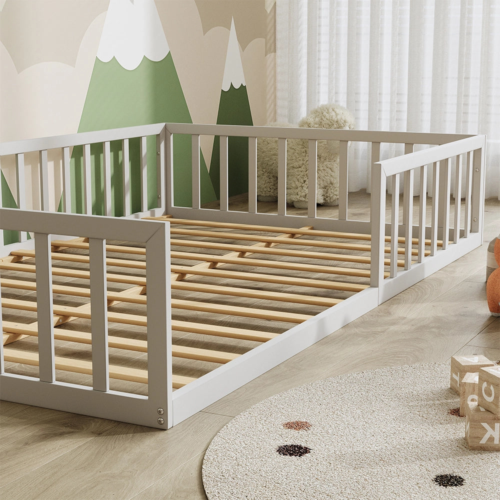 Vitalispa Letto per bambini Bianco 205 x 125 cm Senza materasso