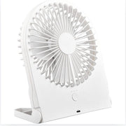 Ventilatore da tavolo - Ventilatore da trucco - velocità di flusso d'aria – Funzione di inclinazione - Ventilatore da ufficio - USB