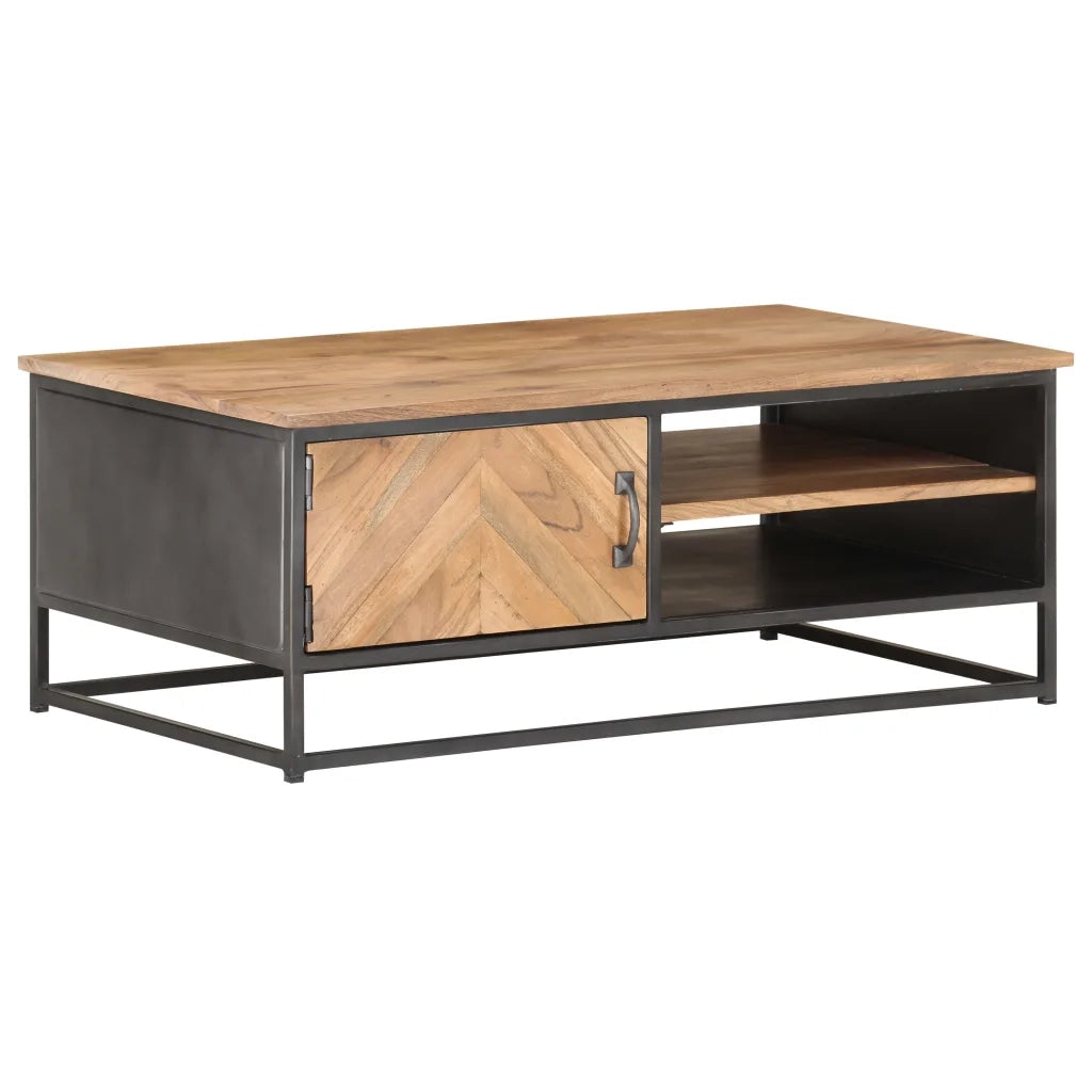 Tavolino da salotto | Tavolino da caff¨¨ | Tavolino da Soggiorno 90x50x35 cm in Massello di Acacia