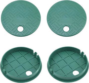 Set di coperture per sprinkler in PE di 4 pezzi - diametro interno 14cm - diametro esterno 15cm - accessori di irrigazione - progetto antiscivolo - per uso all'aperto - copertura per sprinkler - opzioni per l'irrigazione del giardino