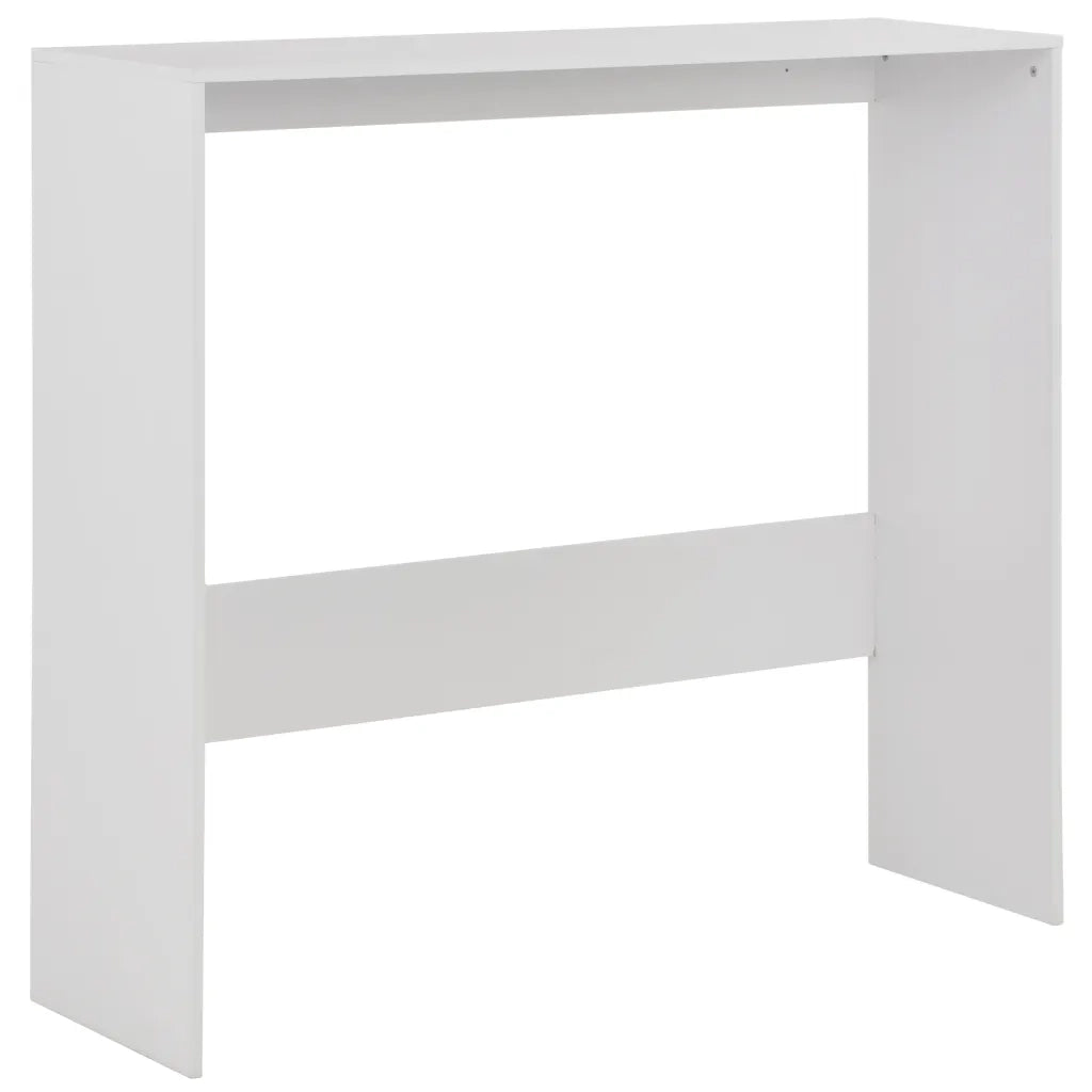 Tavolo da Bar a 2 Livelli Bianco 130x40x120 280217