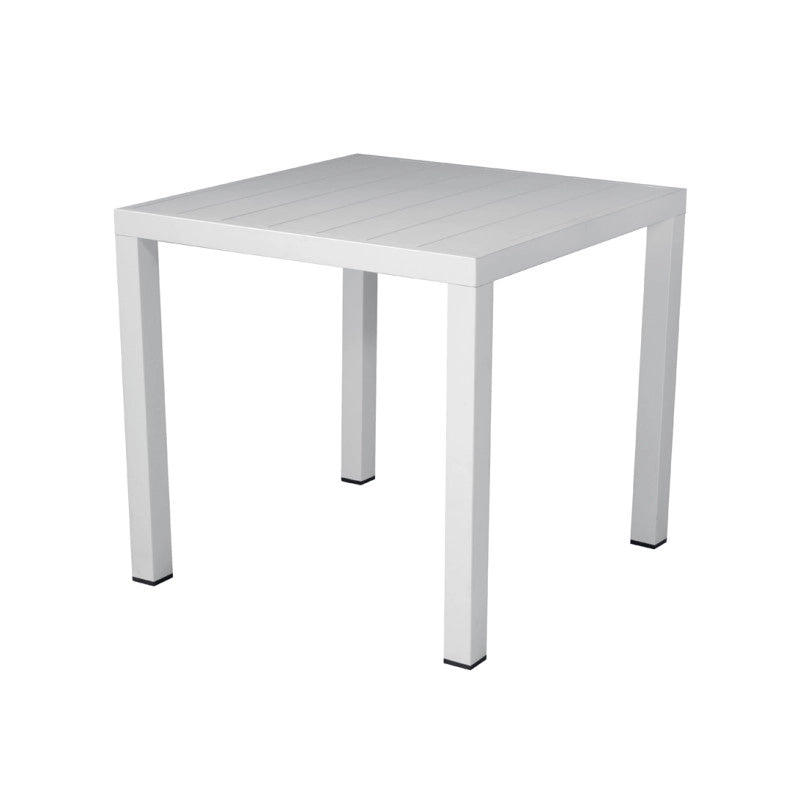 Tavolo San Vincenzo bianco 80x80 cm Moia