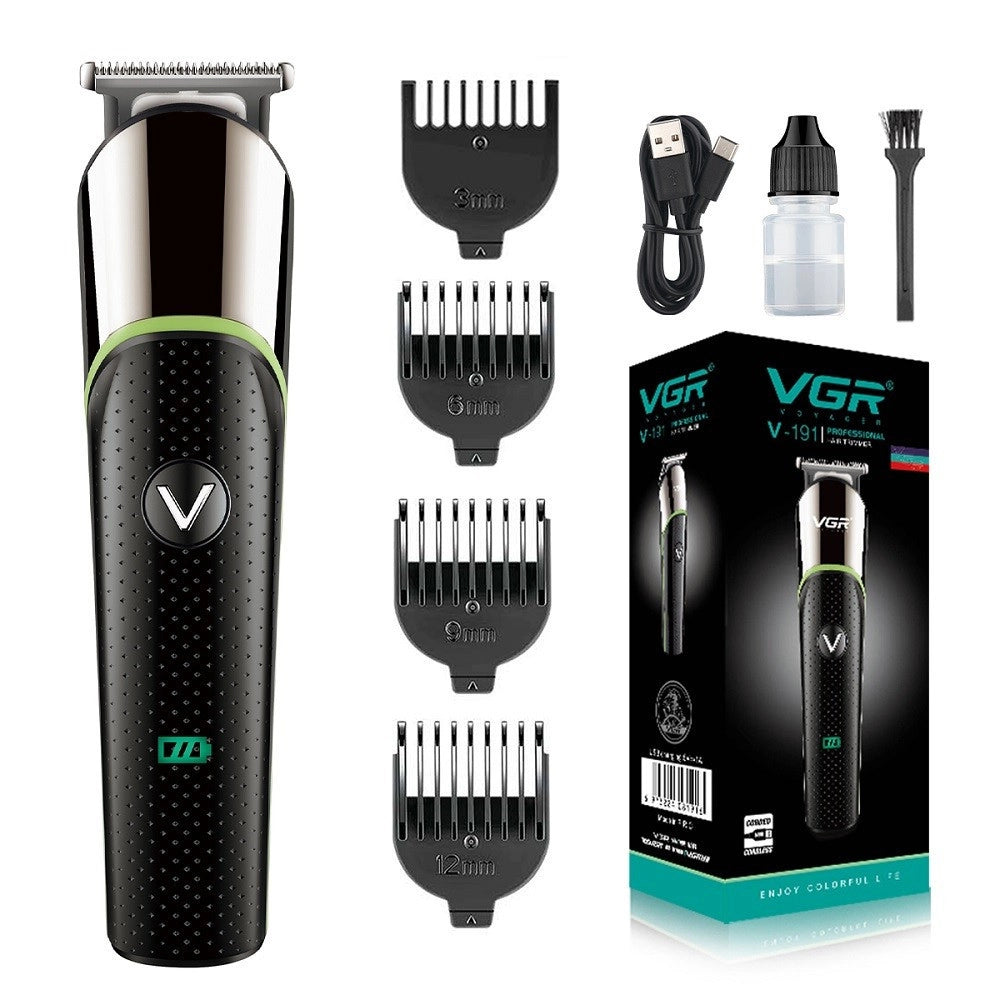 Trade Shop - Vgr V-191 Trimmer Barber Regolabarba Professionale Tagliacapelli Usb -