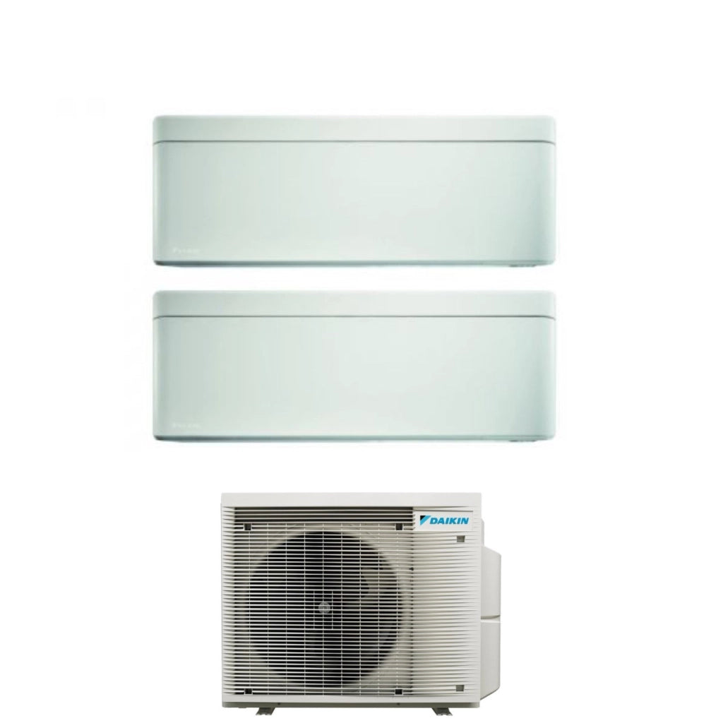 Condizionatore Dual Split Daikin Stylish White 12+15 con 2MXM68A R-32 Wi-Fi Integrato Bianco Garanzia Italiana