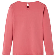 Maglietta da Bambina a Maniche Lunghe Rosa Antico 92 13609