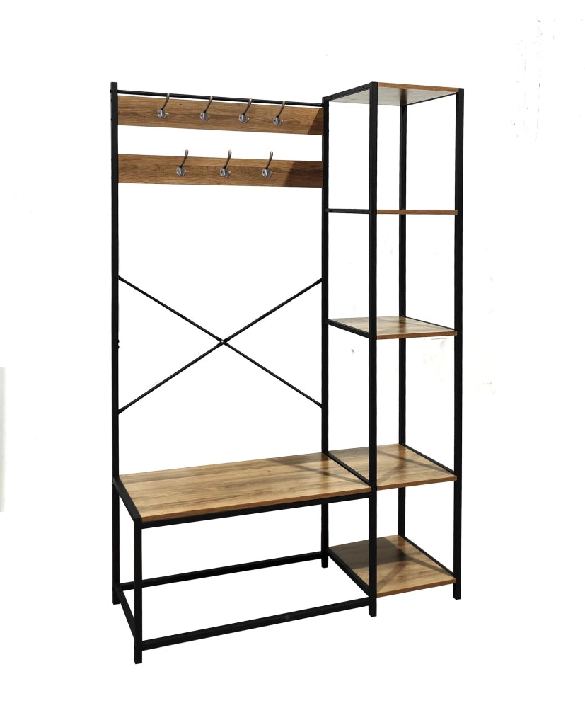 INDUSTRIAL APPENDIABITI METAL/QUERCIA 110X40X180 CM- 1,0 pz