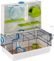 Casa per Hamster con Spazio di Gioco e Accessori - 46 x 29 - per Hamster e Topo - Nero