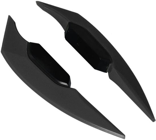 Vele Aerodinamiche per Accessori di Motocicletta Elettrica Nere Universali