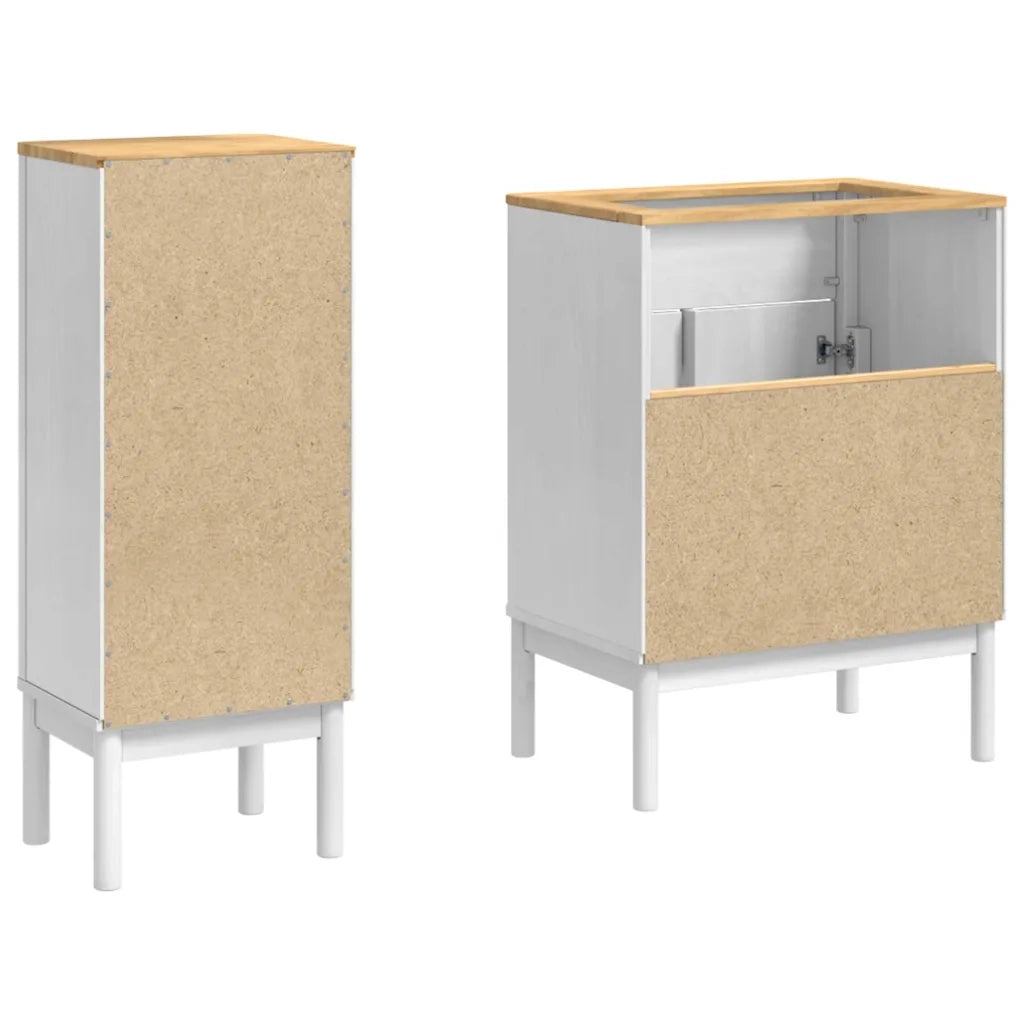 Set di mobili per il bagno con cassetto FLORO 2 pcs Bianco 3385880