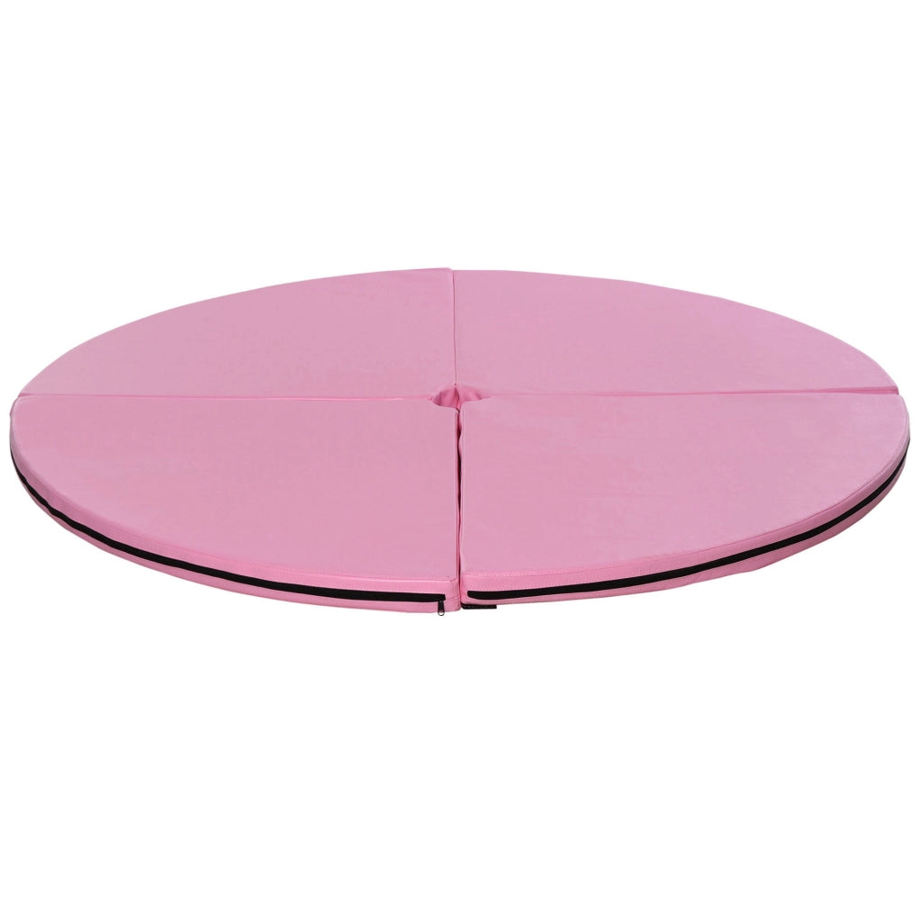 Tappetino da pole dance pieghevole ¨C zephmum ¨C rosa ?150cm spessore 5cm