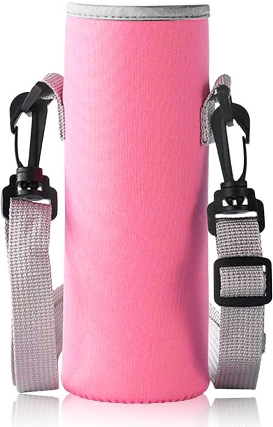 Borsa Sportiva Portatile - 750 ml - Cinturino Rimovibile - Protezione contro le Scalfature - Materiale Leggero - Contenitore per Bicchieri