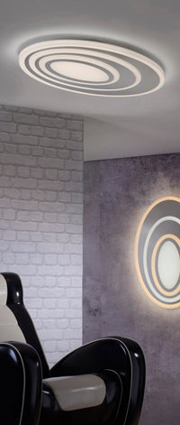 Applique da Interno a LED in Plastica Bianco