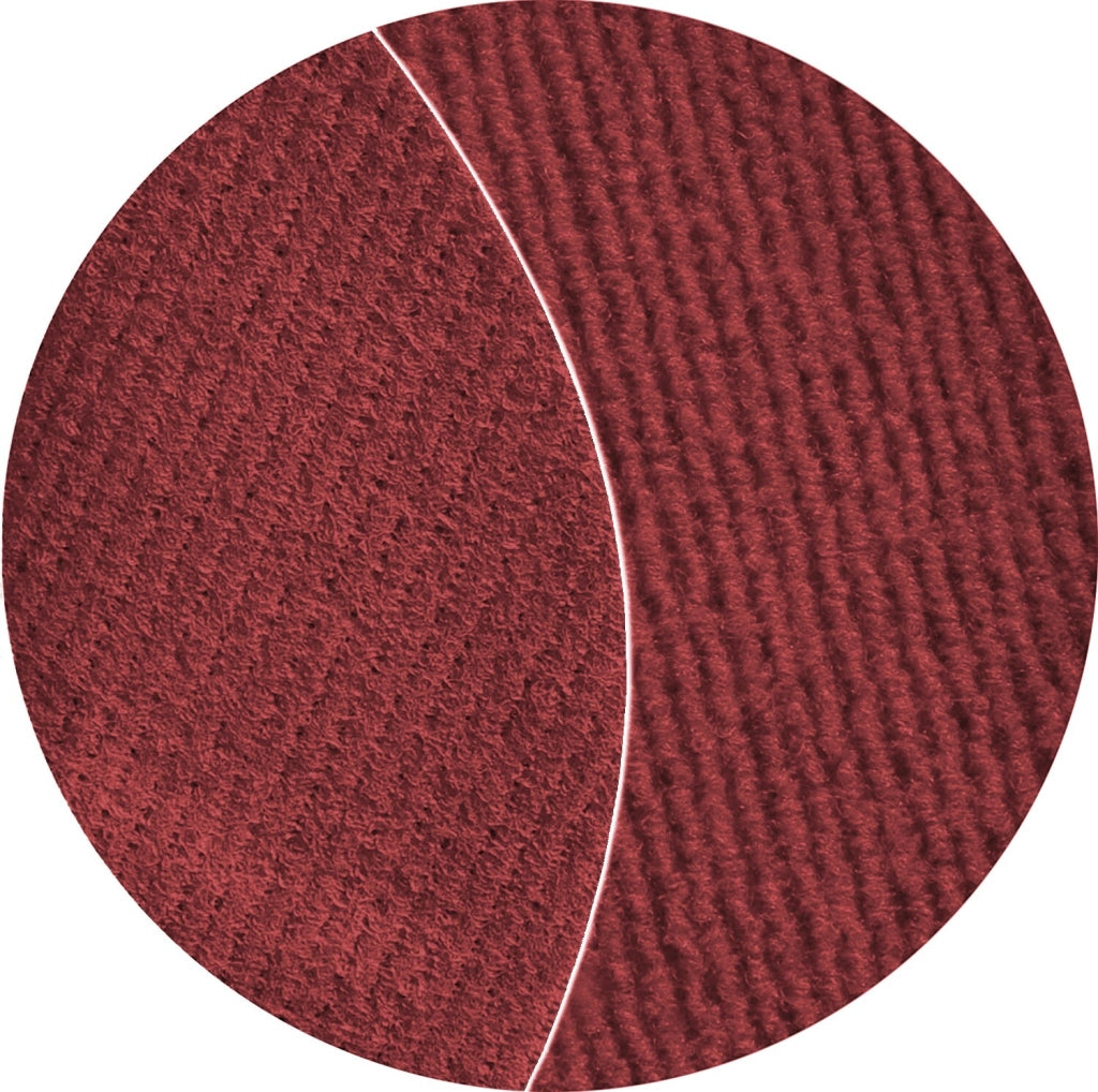 Tappeto Passatoia Antiscivolo 67x120 cm Interno Esterno Corridoio Scala Assorbente Bordeaux