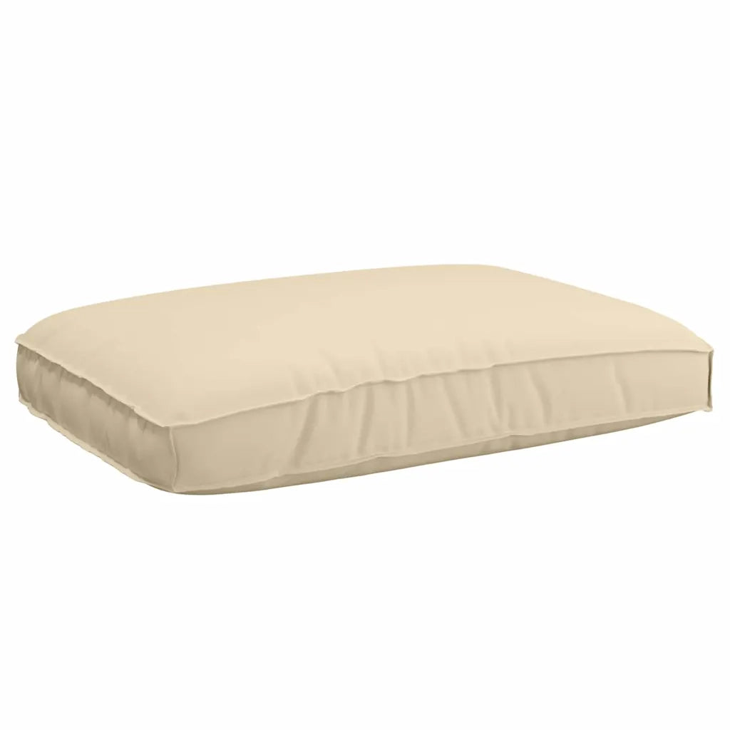 vidaXL Set di Cuscini per Pallet 3 pcs Beige 120 x 80 x 12 cm