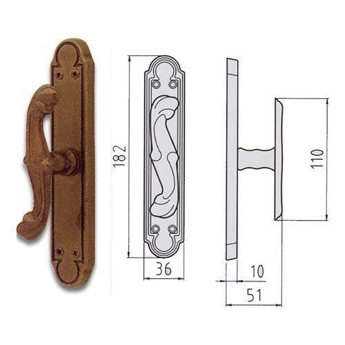 Ghidini 290406000 Cremonese Ottone Brunato Barocco P.a.ez
