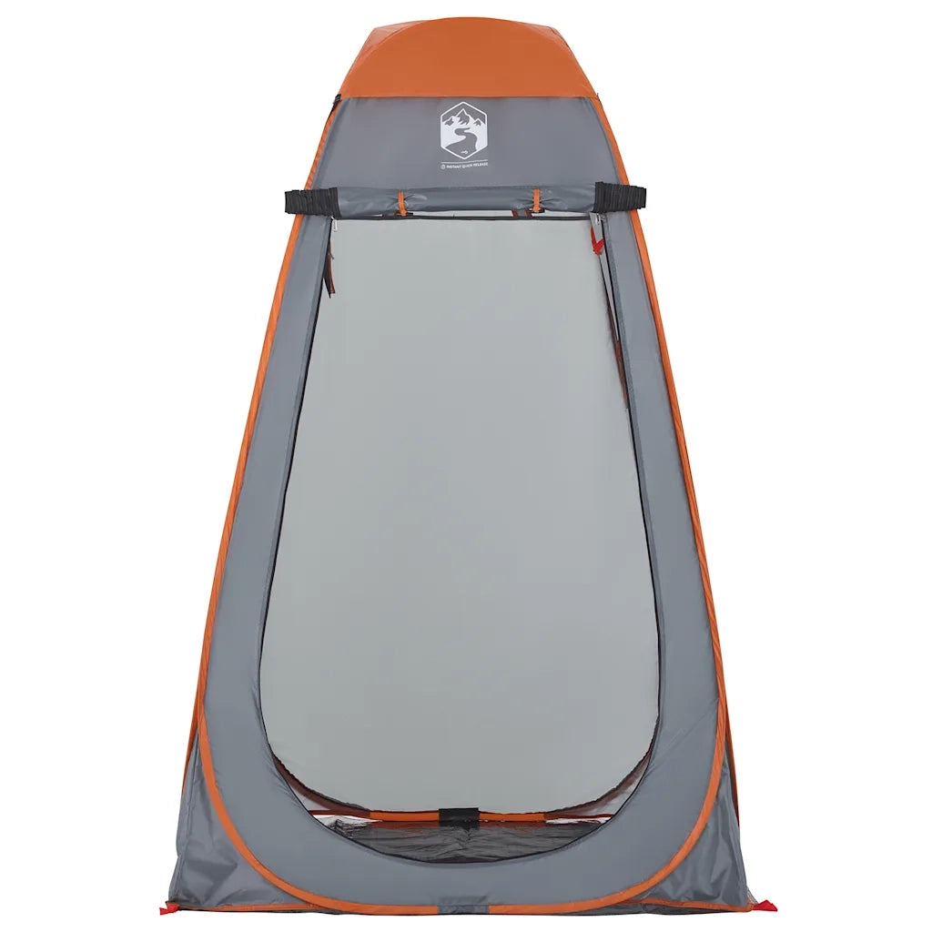 Tenda Privacy Pop-Up - Tenda da esterno Grigio e Arancione Impermeabile 457455