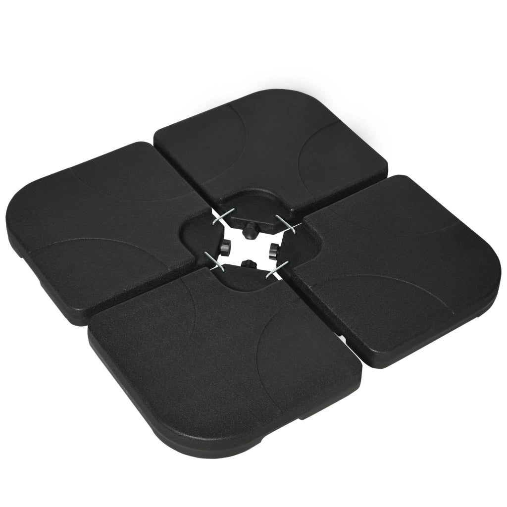 Dalle di zavorra per parasole ¨C zephmum ¨C Nero 40x40x4 cm