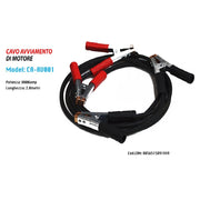 Trade Shop - Cavo Avviamento Motore Di Emergenza Auto Cavi Pinze 8000amp 2mt Maxtech Ca-av001 -
