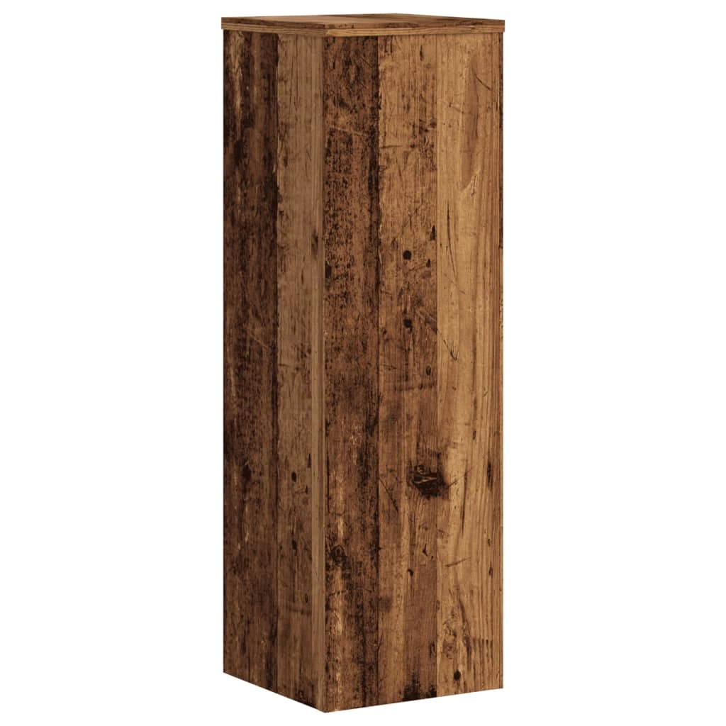 Portavasi mobili per fiori set da 2 legno di recupero legno ingegnerizzato marrone 02_0045373