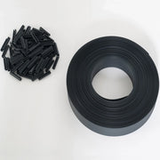 IDMarket - Set di lamelle oscuranti, arella in PVC grigio L.60 m per pannello a rete