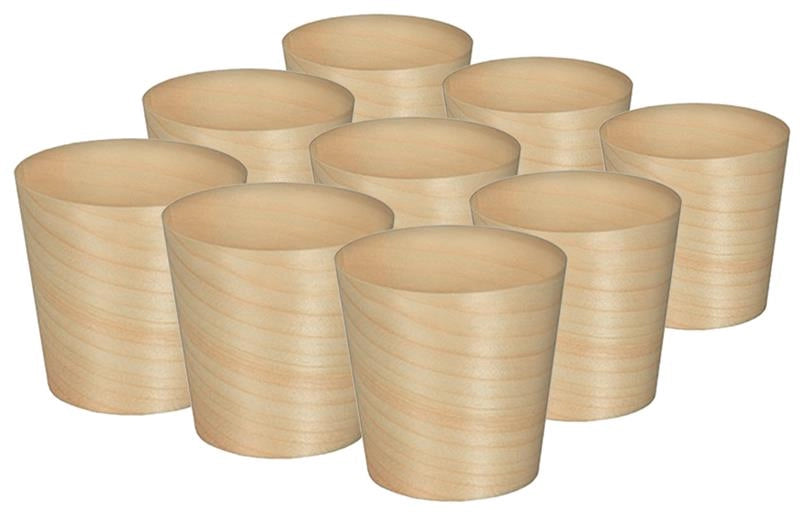 MAURY'S COPPETTA 4,5CM BAMBOO 9PZ MONOUSO PER FINGER FOOD APERITIVO HAPPY HOUR